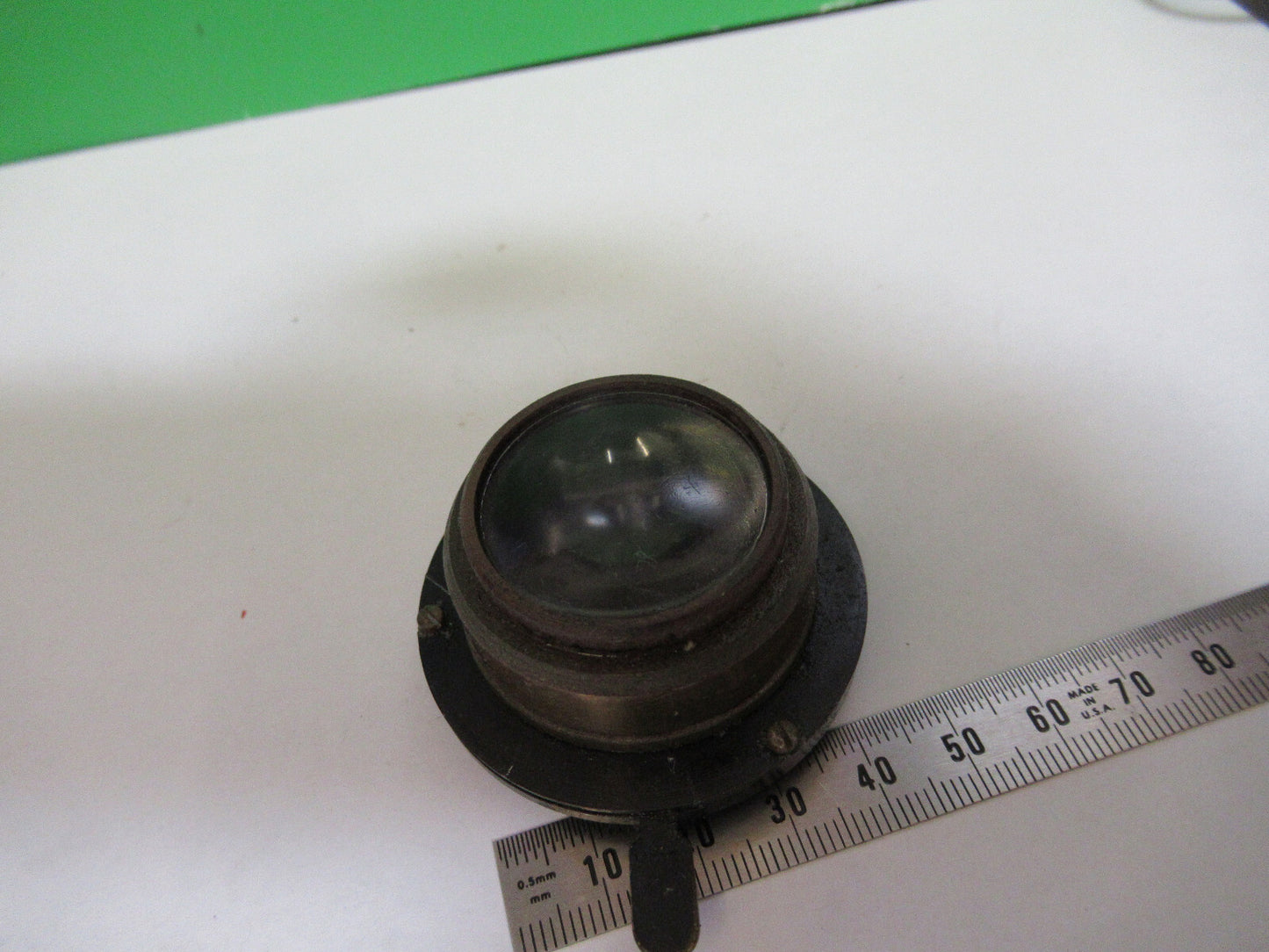 BAUSCH LOMB CONDENSER + IRIS  DIAPHRAGM  MICROSCOPE PART as pictured Q5-B-33