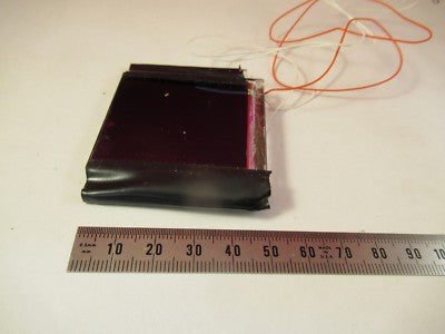 OPTICAL EXPERIMENTAL SOLAR CELL THIN FILM WEIRD OPTICS AS PICTURED &P7-FT-89