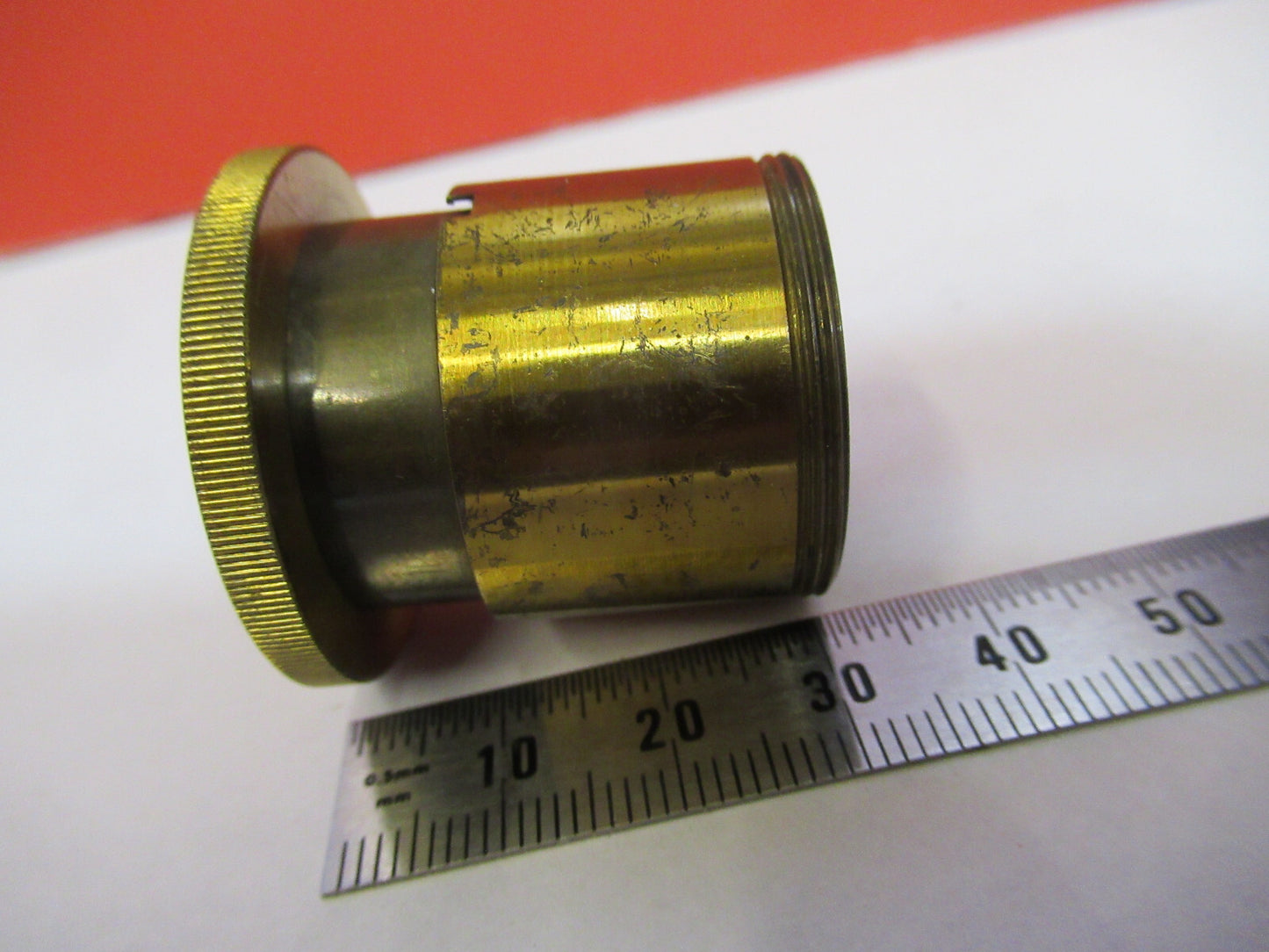 Antique Brass Beck London Polarizer Lens Microscope Part