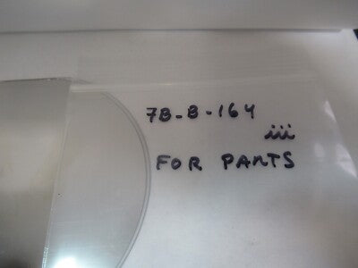 For parts SAPPHIRE WAFER SINGLE CRYSTAL PLATINUM COATED AS PICTURED &7B-B-164