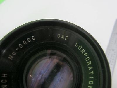 Optical Scientific Lens Gaf Corp 1X Very Pronounced Convex Lens Optics