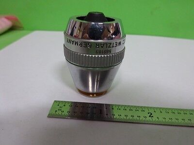 MIKROSKOPTEIL OBJEKTIV LEITZ GERMANY HL 20X DF OPTICS AS IS BIN#72-39