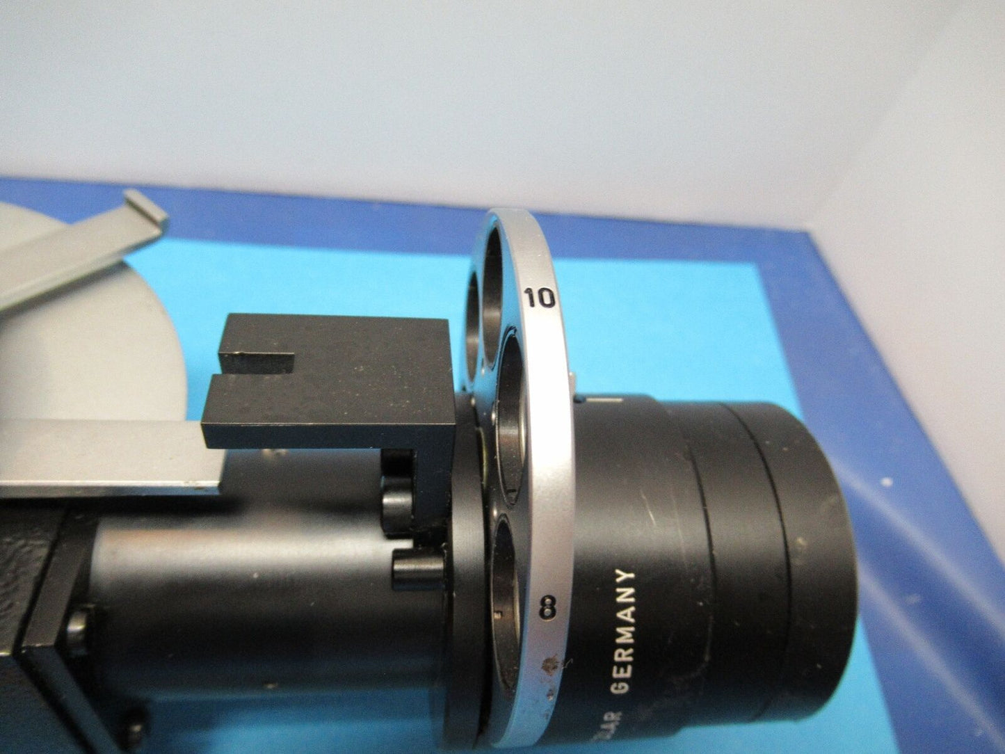 LEITZ GERMANY NOSEPIECE DARK PHASE RARE OPTICS MICROSCOPE PART AS IS &85-A-36