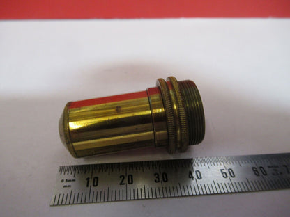 ANTIKES MESSING BECK LONDON OBJEKTIVLINSE MIKROSKOPTEIL WIE ABGEBILDET G4-A-97 