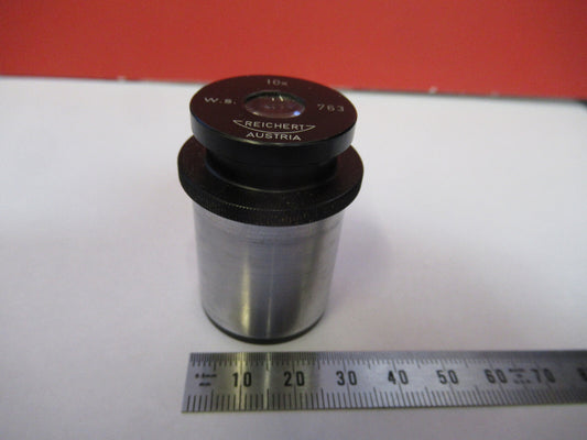 Reichert Austria 10X Eyepiece Ocular Lens Microscope Part