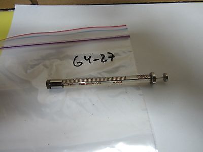 NANOFIL 0.10 ml GLASS SYRINGE WPI GAS CHROMATOGRAPHY AS IS BIN#G4-27