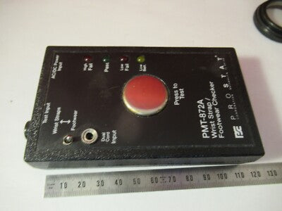 ESD TESTER PMT-872A WRIST STRAP FOOTWEAR CHECKER STATIC AS PICTURED &8-B-43