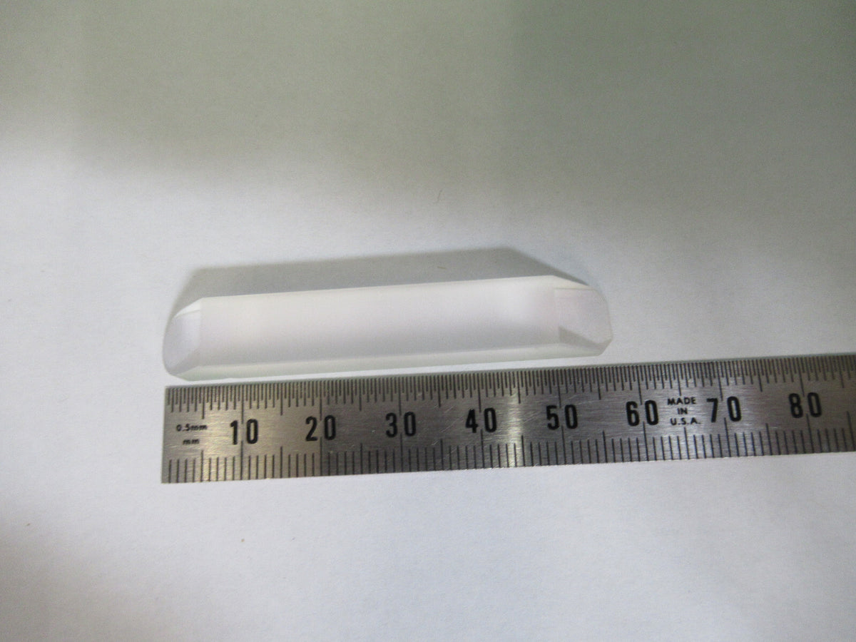 OPTICAL RECTANGULAR GLASS PRISM MIL SPEC OPTICS AS PICTURED Z5-C-31