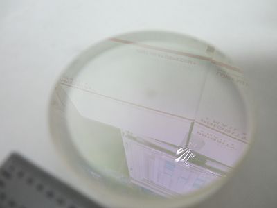 Optical UV Ultraviolet Coated Lens [burnt spot] Laser Optics