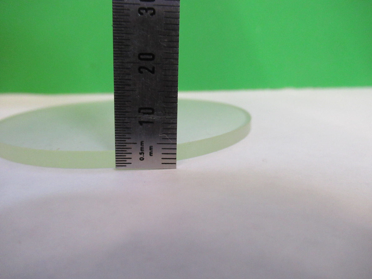 OPTICAL BK7 FLAT GLASS WINDOW OPTICS STAGE MICROSCOPE 80mm AS PICTURED S1-B-04
