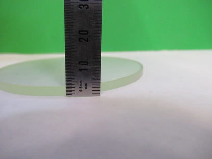OPTICAL BK7 FLAT GLASS WINDOW OPTICS STAGE MICROSCOPE 80mm AS PICTURED S1-B-04