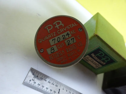 Vintage Quartz Crystal Peterson + Box Frequency Control Nice