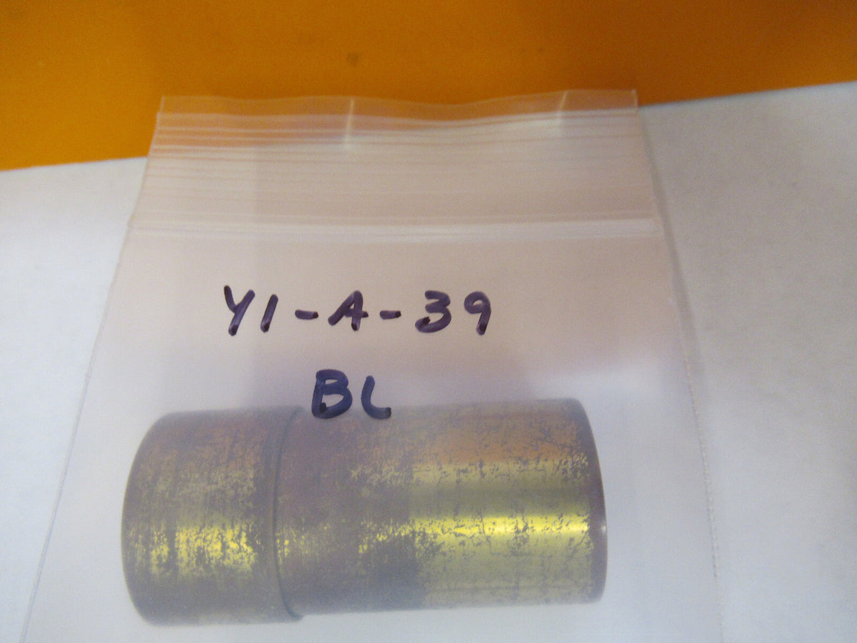 EMPTY BAUSCH LOMB BRASS OBJECTIVE CANISTER MICROSCOPE PART AS PICTURED Y1-A-39