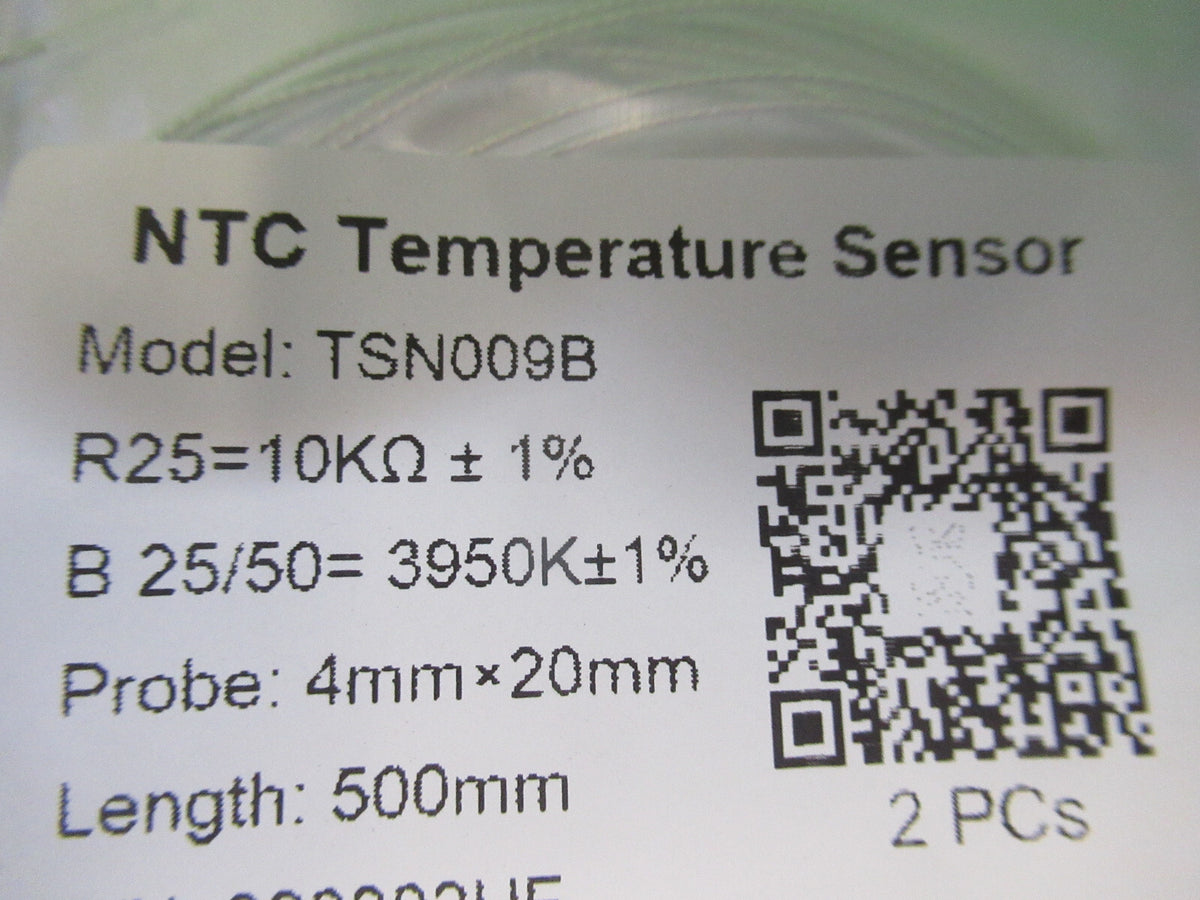 Pair Ntc Thermistor Temperature Sensor 10000 Ohms 4X20mm