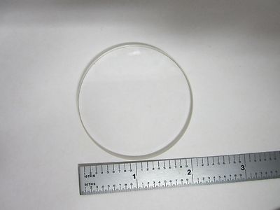 OPTICAL GLASS BK7 CLEAR WINDOW LENS LASER OPTICS AS IS BIN#Q3-11