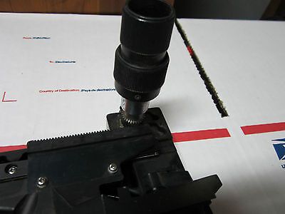 MICROSCOPE PART OLYMPUS JAPAN STAGE MICROMETER AS IS BIN#33