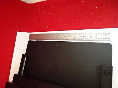 MICROSCOPE PART WILD HEERBRUGG SWISS M20 STAGE TABLE MICROMETER AS IS #64-A-03