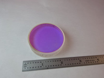 OPTICAL COATED FILTER MIRROR FLAT OPTICS AS IS #89-78