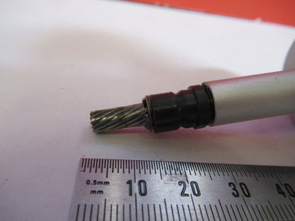 LEICA LEITZ GERMANY DMRB KNOB CONDENSER  MICROSCOPE PART AS PICTURED T5-A-17