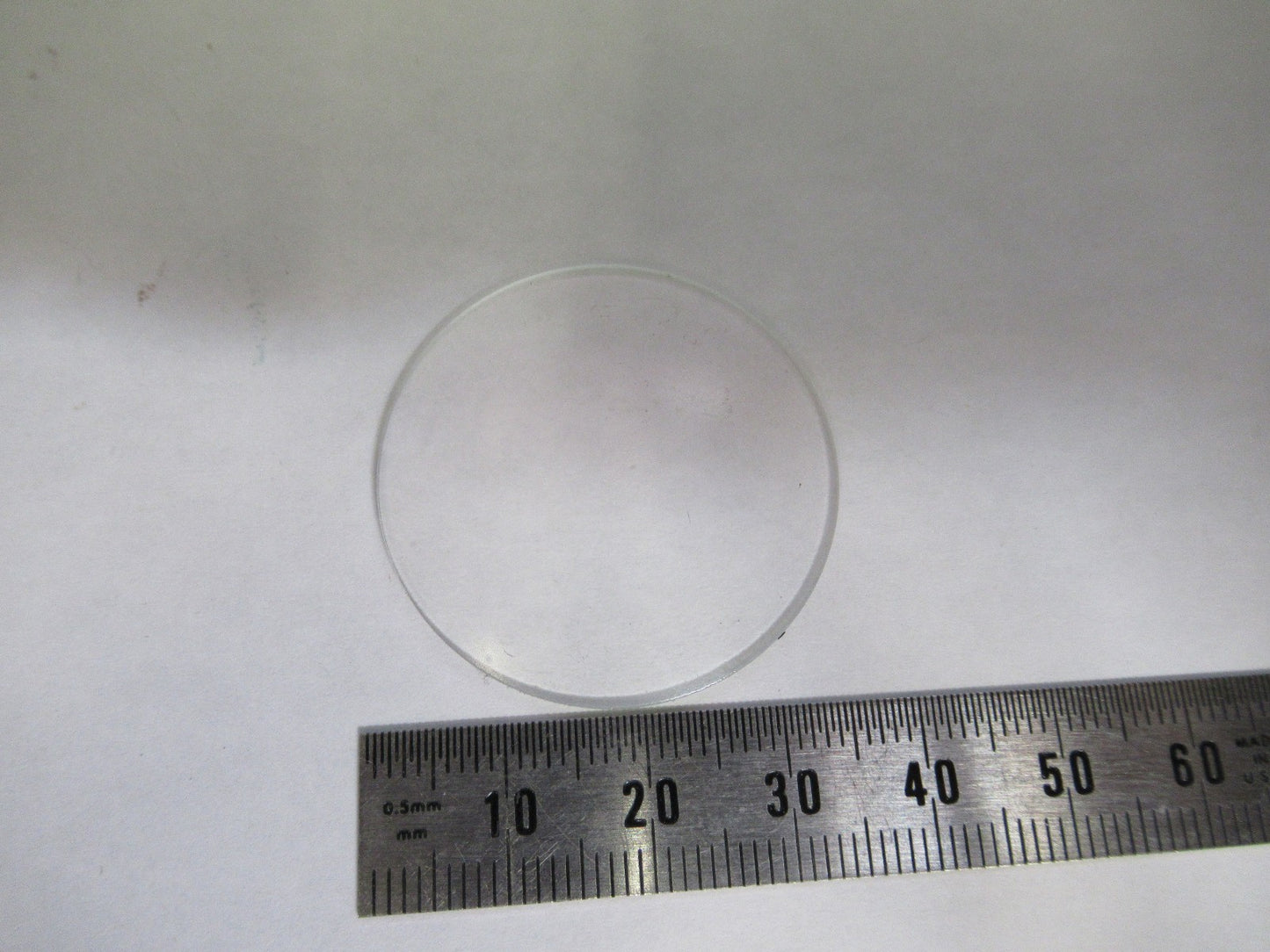 OLYMPUS JAPAN DIFFUSER CONVEX FILTER LENS MICROSCOPE PART AS PICTURED Y3-B-34