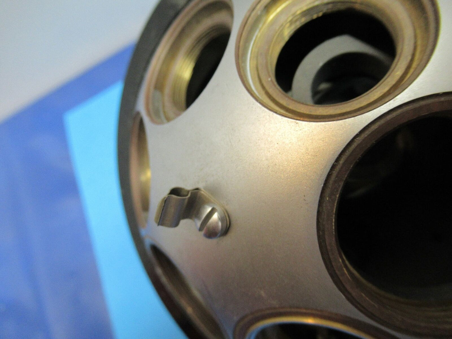 LEITZ GERMANY NOSEPIECE DARK PHASE RARE OPTICS MICROSCOPE PART AS IS &85-A-36