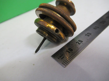 BAUSCH LOMB ANTIQUE BRASS SPRING ADJUST MICROSCOPE PART AS PICTURED Y4-FT-84