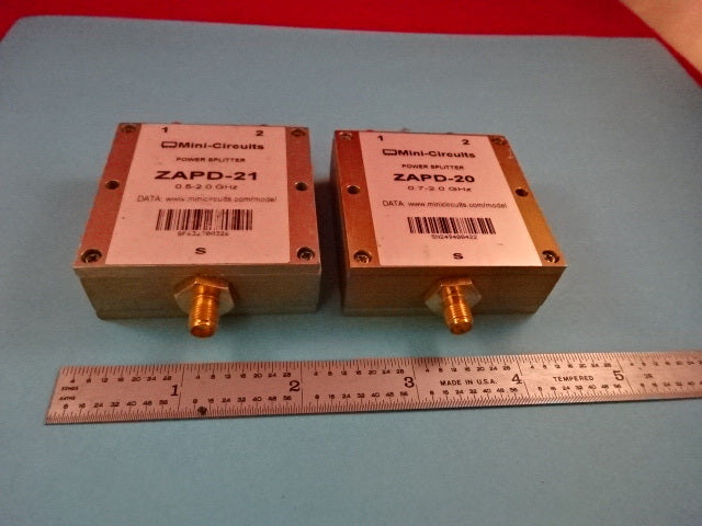 MINI CIRCUITS SPLITTER LOT ZAPD-21 -20 GHz MICROWAVE RF FREQUENCY AS IS #19-A-26