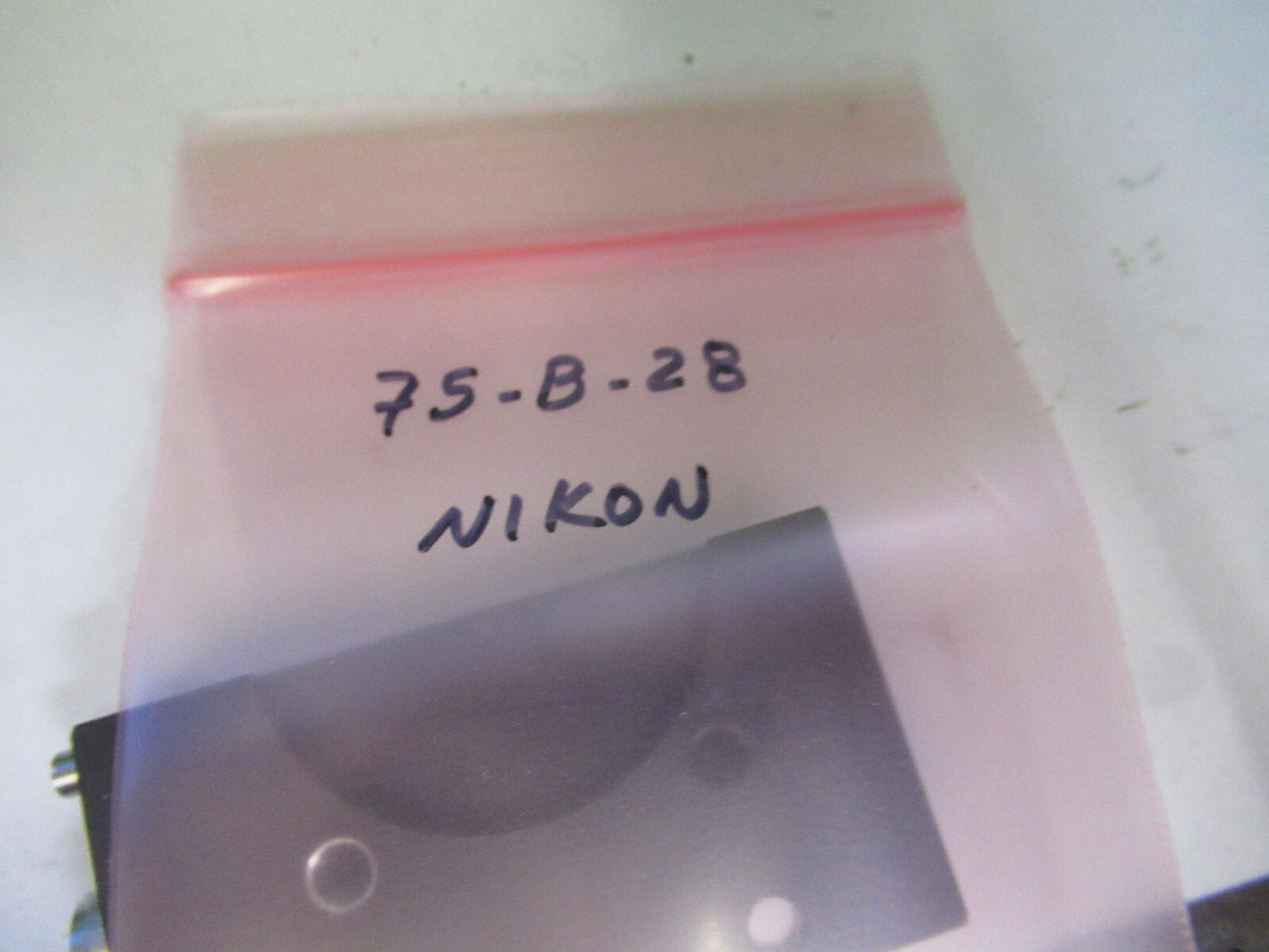 NIKON JAPAN DOVETAIL RECEIVER STAGE MICROSCOPE PART AS PICTURED &75-B-28