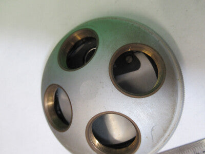 NIKON JAPAN NOSEPIECE MICROSCOPE PART AS PICTURED Z9-A-79