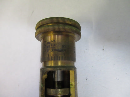 Spencer Lens Co. Antique Brass Fine Micrometer Microscope Part