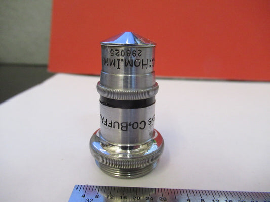 Spencer Lens Co. 95X Hom Imm Antique Objective Optic Microscope Part