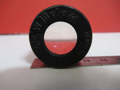 CARL ZEISS OCULAR CPL 10X OKULAROPTIK MIKROSKOPTEIL WIE ABGEBILDET &amp;S9-A-06 