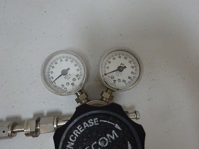 SEMICONDUCTOR LINE PRESSURE GAS VALVE REGULATOR FILTER ASSEMBLY AS IS BIN#TA-2ii