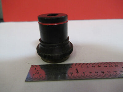 NIKON JAPAN  4X OBJECTIVE LENS MICROSCOPE PART OPTICS AS PICTURED #B1-A-61