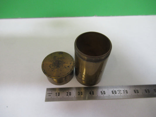 Microscope Part Bausch & Lomb Antique Objective Canister