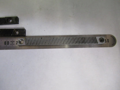 LOT 4 PIECES RACK GEAR BAUSCH LOMB AO SPENCER MICROSCOPE PART AS PICTURE U8-A-39