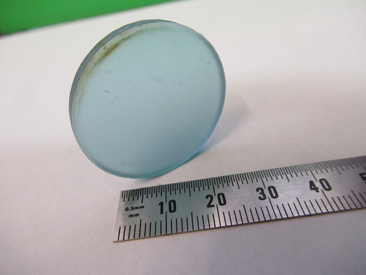 ANTIQUE BAUSCH LOMB GLASS FILTER HEAT ABSORB MICROSCOPE PART AS PICTURED G5-A-44