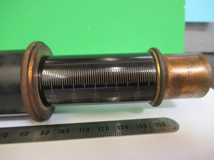 BAUSCH LOMB ANTIQUE BRASS TUBUS NOSEPIECE MICROSCOPE PART AS PICTURED  Y4-FT-91