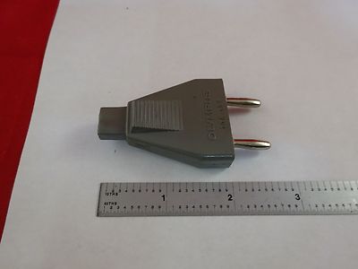 MICROSCOPE PART OLYMPUS JAPAN POWER ADAPTER PLUG 10A 10V AS IS BIN#N2-E-05