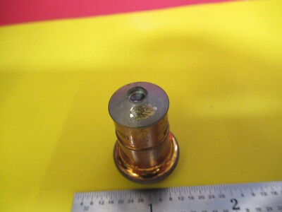 ANTIKES SPENCER BUFFALO MESSING OBJEKTIV 10X MIKROSKOP TEIL WIE PIC &amp; FT-6-156