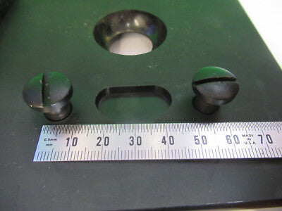 SPENCER AO XY STAGE TABLE VINTAGE MICROSCOPE PART AS PICTURED &3-C-04