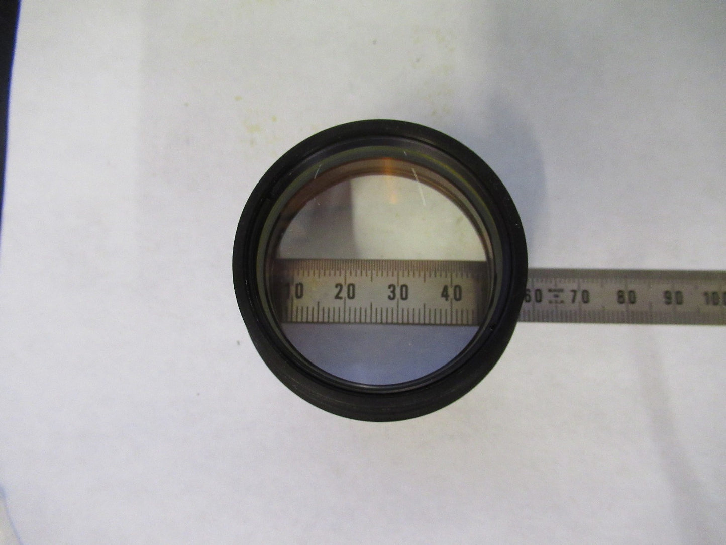 AUS JENA GERMANY MOUNTED LENS POLARIZER MICROSCOPE PART AS PICTURED V8-B-18