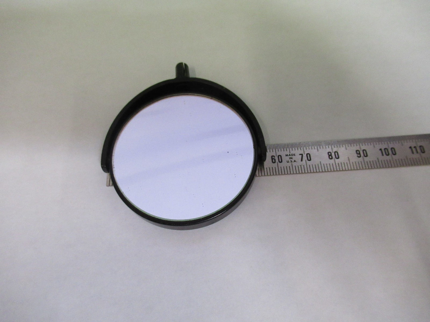 ANTIQUE BAUSCH LOMB MIRROR ASSEMBLY OPTICS MICROSCOPE PART AS PICTURED T4-B-03