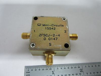 MINI CIRCUITS ZFSCJ-2-4 POWER SPLITTER GHz RF MICROWAVE FREQUENCY BIN#J6-21