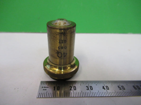 Carl Zeiss AG Jena Germany Objective 40 Microscope Part