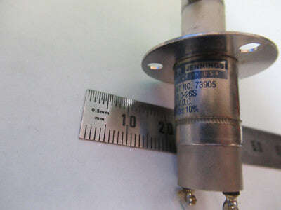 ITT JENNINGS HIGH VOLTAGE HV SWITCH D26-S ELECTRICAL AS PICTURED &Z9-A-81