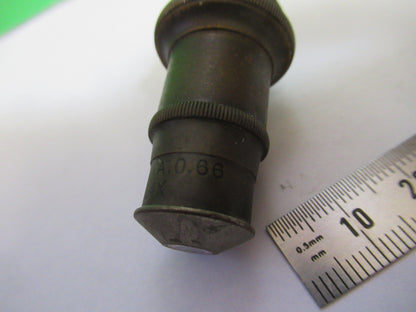 RUSTY ANTIQUE BRASS SPENCER OBJECTIVE MICROSCOPE PART AS PICTURED &H9-A-45