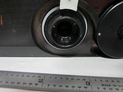 MICROSCOPE PART POLYVAR REICHERT LEICA  IRIS ASSEMBLY AS IS BIN#P1-09