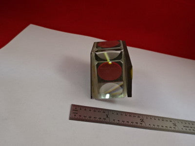 OPTICAL LEITZ GERMANY PRISM OPTICS MICROSCOPE PART AS PICTURED &H1-C-06