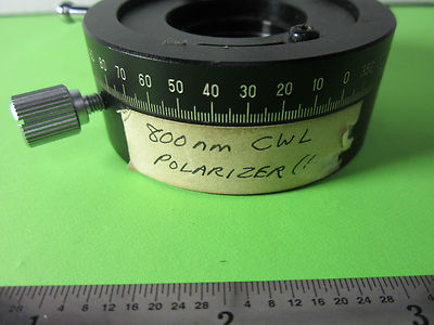 Optical Melles Griot Polarizer Rotary Fixture + Lens Laser Optics